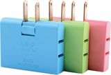 3 Outlets Adapter 125VAC/60Hz/15A/1875W