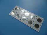 Aluminum Core PCB Mirror Metal Single Sided Board 1.2mm Thick