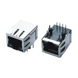 100base 1X1 Port RJ45 Shielded Without EMI LED Available Connector