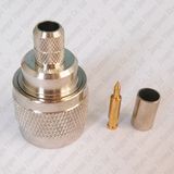N Male Crimp Connector for 5D-Fb LMR300 RG6 Coax Cable RF Coaxial Plug