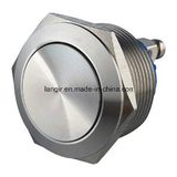 22mm Stainless Steel Flat Head Screw Terminal Long Life Anti-Vandal Metal Push Button Switch