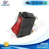 Red Button Electrical Rocker Switches for Electric Fireplace
