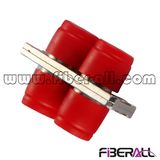 FC Sm Duplex Metal Fiber Optic Adapter