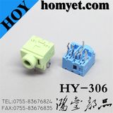 High Quality Manufacturer 3.5 Mm Phone Jack with DIP Type (HY-306)
