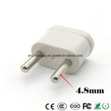Us USA to EU Euro Europe Travel Power Schuko Plug Adapter Charger Converter for USA Converter White