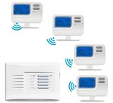 Water Heating System Room Weekly Programmable Wireless Boiler Thermostat