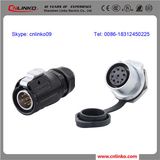 Waterproof Plastic Signal Adapter Type Connector of 9 Pin