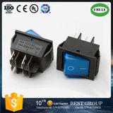 Double Pole Rocker Switch 10A125V 6A 250V Double Push Button Switch Rocker Switch on-off