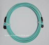 MPO-MPO Om3 Aqua 12 Fiber Optical Fiber Patchcord