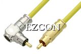 RCA Male to RCA Male Right Angle Cable