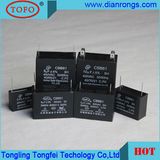 Cbb61 Very Low Dissipation Plastic Case Fan Capacitor