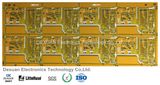 Multilayer Printed Circuit Board PCB with Yellow Solder Mask for Electronics