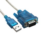 USB to RS232 Serial Port 9 Pin dB9 Cable Serial COM Port Adapter Convector