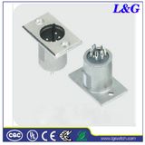 Male and Female Types 3 to 7-Pin XLR Connectors