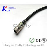 M12 LED Indicator Female Waterproof IP67 IP68 Molded Cable Connector