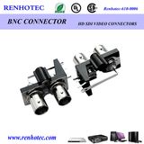 BNC Connector Right Angle Metalized Plastic Hoods