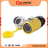 9 Pin Plug and Socket Cable Gland Waterproof Circular Connectors