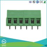 5.0mm Screw Connector Ce UL VDE Rising DIN-Rail Terminal Block