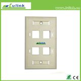 Best Price 4 Ports 120 Faceplate Information Outlet Wall Socket