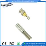 Gold Plated CCTV BNC Male Connector with Screw (CT5046-7)