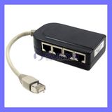 Parallel 8p8c 1 Male to 8 Female Ports RJ45 Signal Coupler RJ45 Splitter Cable