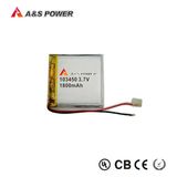 UL 103450 Lithium Polymer Rechargeable Battery 3.7V 1700mAh / 1800mAh