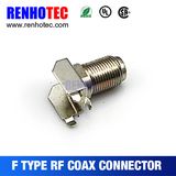 PCB Mount F Connector Female Type R/a Type Nickel Plated