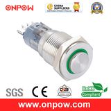 Onpow 16mm Illuminated Pushbutton Switch (LAS2GQPH-11E/R/12V/S, CE, CCC, RoHS)