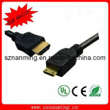 Black Mini HDMI C-Type Male to Male Cable