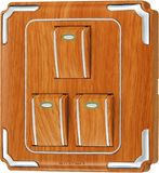 Ee-Hm-L02 Factory Supply 3 Gang 1 Way Wall Switch