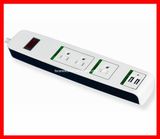 UL/cUL/ETL Power Strip, 3 Outlet Surge Protector with 2 Port USB for American Market