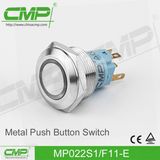 22mm Metal Push Button Switch with Ring Light
