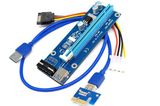 Pcie 1X To16X Extend Cable Pcie USB3.0 Mining Riser Card 006c Version