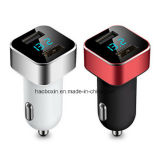 Dual USB Car Charger with Voltage and Current Display for Apple iPhone,iPad,Samsung Galaxy /S Series&Edge Models,LG ,Google Nexus,Other Ios and Android Device