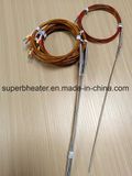 Diameter 0.25mm 0.5mm 1.0mm 3.0mm 6.0mm J Type Armoured Thermocouple Probe Temperature Sensor