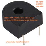 2500: 1 70A 100ohm 0.1calss Vertical PCB Mounting Current Transformer