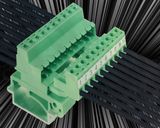 Plug-in Terminal Block with DIN Rail for Wire to Wire Connection