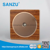 New Design Top Sale TV Wood Switch and Socket