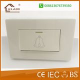 High Quality White PC Big Button Door Bell Switch