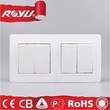 European Type CE 4gang Big Button Modular Electronic Switch (N-L4K)