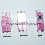 Purple Om4 Duplex LC Fiber Optic Adapter