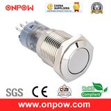 Onpow 16mm Metal Push Button Switch (LAS2GQF-11/N, CE, CCC, RoHS Compliant)