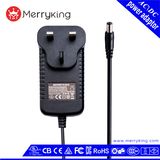 3 Pin UK Plug Level VI Efficiency 12V 3A Switching Power Adapter
