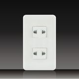2 Gang 2 Pin Socket (H120-13)