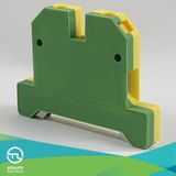 Euro Type Mounted Ground Earth Terminal Block Jut2-6PE Wiring
