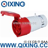 Cee/IEC 16A 5p Red Power Connector