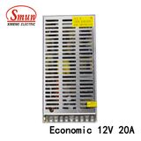 Smun Sml-250-12 250W 12VDC 20A Single Output LED Power Supply