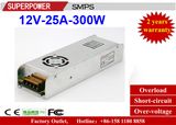 LED Driver 12V 25A 300W Strip Power Supply for LED Light Box