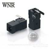 Wnre Right Angle Female DC Power Jack 3 Pin DC-011 DC Jack