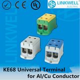 DIN-Rail Mounting Universal Terminal Blocks for Ai/Cu Conductors Ke68